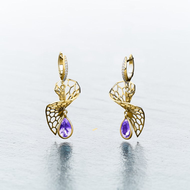 Earrings from the Ballet.Concept collection