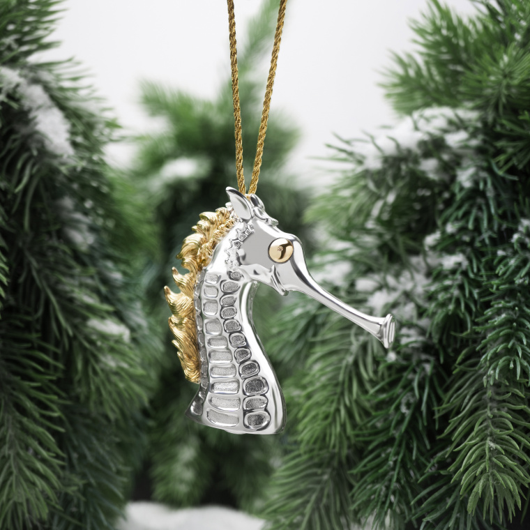 Елочная игрушка «Морской конек»